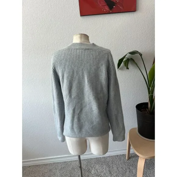 Iris Von Arnim Gray Cashmere Sweater